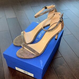 Stuart Weitzman NuNakedStraight Pyrite Heel